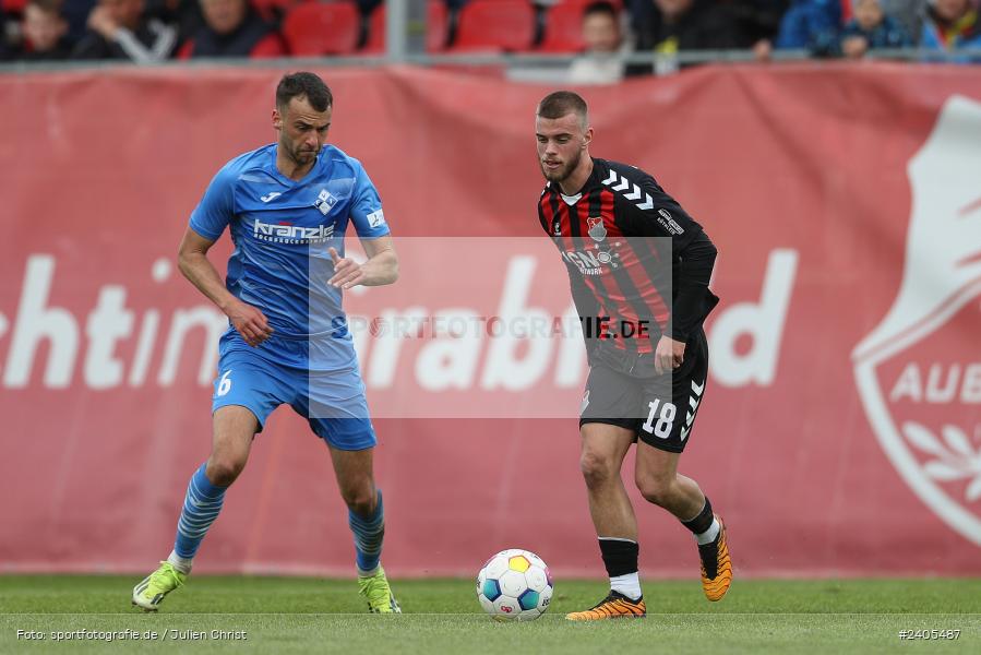 NGN Arena, Aubstadt, 20.04.2024, sport, action, BFV, Fussball, April 2024, 30. Spieltag, Regionalliga Bayern, FVI, AUB, FV Illertissen, TSV Aubstadt - Bild-ID: 2405487