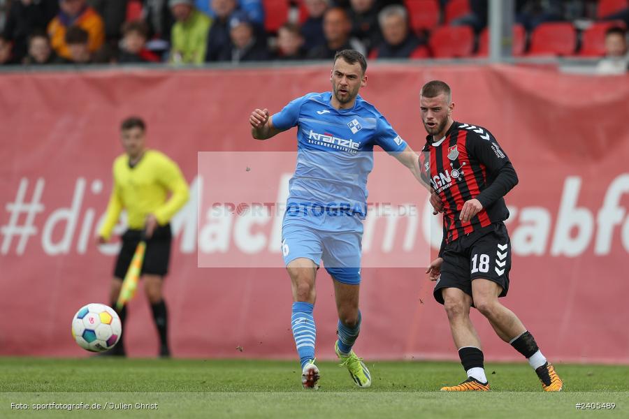 NGN Arena, Aubstadt, 20.04.2024, sport, action, BFV, Fussball, April 2024, 30. Spieltag, Regionalliga Bayern, FVI, AUB, FV Illertissen, TSV Aubstadt - Bild-ID: 2405489