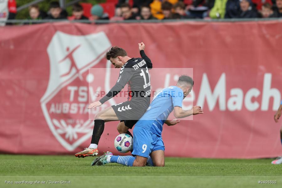 NGN Arena, Aubstadt, 20.04.2024, sport, action, BFV, Fussball, April 2024, 30. Spieltag, Regionalliga Bayern, FVI, AUB, FV Illertissen, TSV Aubstadt - Bild-ID: 2405502
