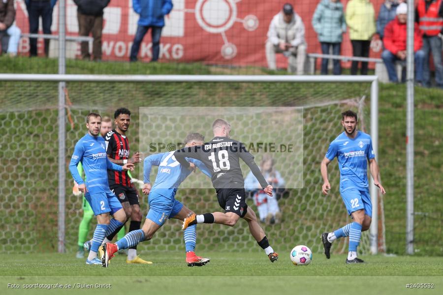NGN Arena, Aubstadt, 20.04.2024, sport, action, BFV, Fussball, April 2024, 30. Spieltag, Regionalliga Bayern, FVI, AUB, FV Illertissen, TSV Aubstadt - Bild-ID: 2405532 NGN Arena, Aubstadt, 20.04.2024, sport, action, BFV, Fussball, April 2024, 30. Spieltag, Regionalliga Bayern, FVI, AUB, FV Illertissen, TSV Aubstadt - Bild-ID: 2405532