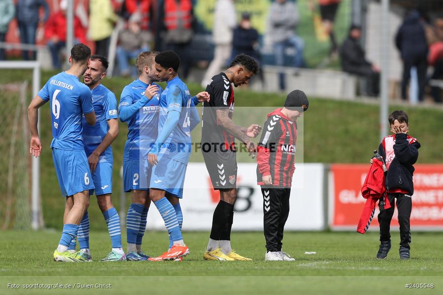 NGN Arena, Aubstadt, 20.04.2024, sport, action, BFV, Fussball, April 2024, 30. Spieltag, Regionalliga Bayern, FVI, AUB, FV Illertissen, TSV Aubstadt - Bild-ID: 2405548