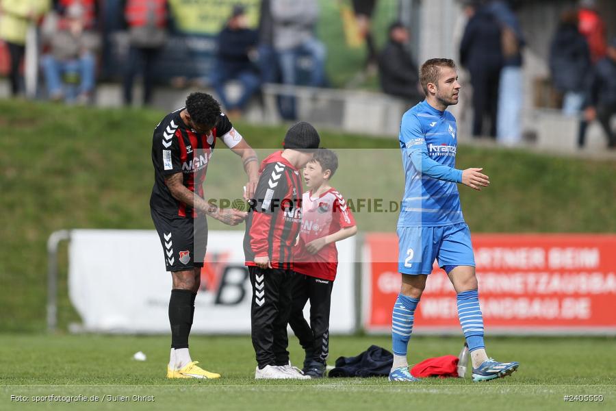 NGN Arena, Aubstadt, 20.04.2024, sport, action, BFV, Fussball, April 2024, 30. Spieltag, Regionalliga Bayern, FVI, AUB, FV Illertissen, TSV Aubstadt - Bild-ID: 2405550