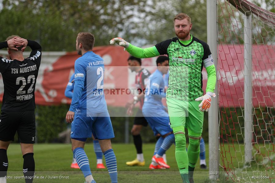 NGN Arena, Aubstadt, 20.04.2024, sport, action, BFV, Fussball, April 2024, 30. Spieltag, Regionalliga Bayern, FVI, AUB, FV Illertissen, TSV Aubstadt - Bild-ID: 2405554