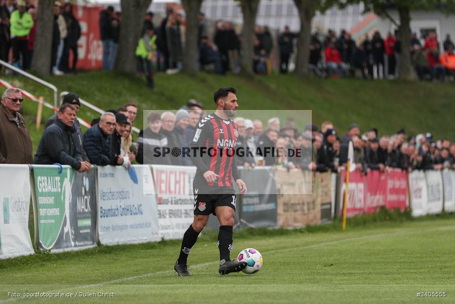 NGN Arena, Aubstadt, 20.04.2024, sport, action, BFV, Fussball, April 2024, 30. Spieltag, Regionalliga Bayern, FVI, AUB, FV Illertissen, TSV Aubstadt - Bild-ID: 2405555