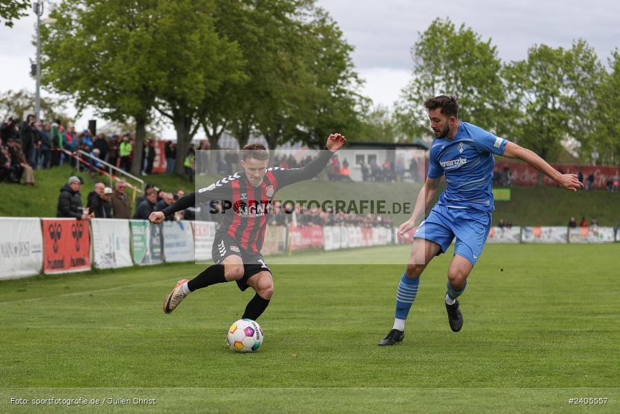 NGN Arena, Aubstadt, 20.04.2024, sport, action, BFV, Fussball, April 2024, 30. Spieltag, Regionalliga Bayern, FVI, AUB, FV Illertissen, TSV Aubstadt - Bild-ID: 2405557