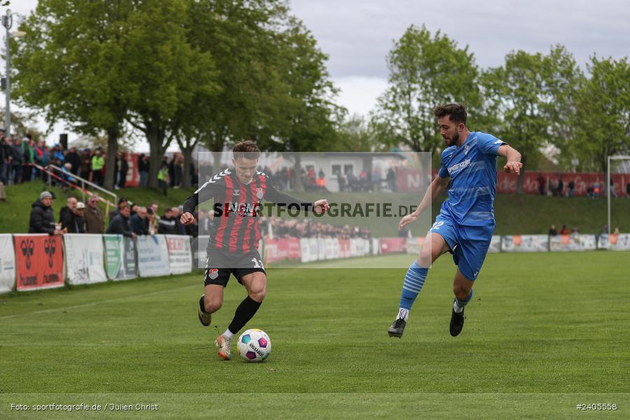 NGN Arena, Aubstadt, 20.04.2024, sport, action, BFV, Fussball, April 2024, 30. Spieltag, Regionalliga Bayern, FVI, AUB, FV Illertissen, TSV Aubstadt - Bild-ID: 2405558