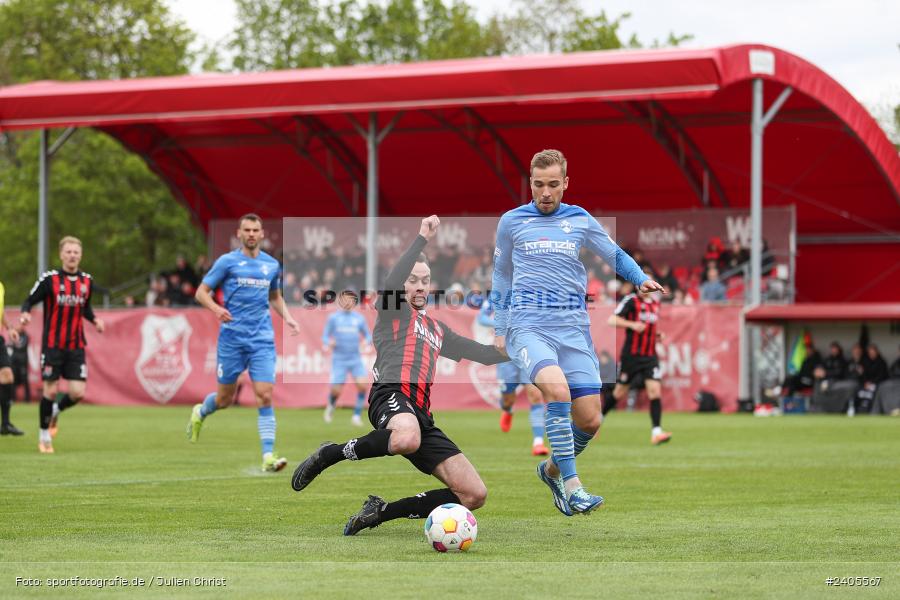 NGN Arena, Aubstadt, 20.04.2024, sport, action, BFV, Fussball, April 2024, 30. Spieltag, Regionalliga Bayern, FVI, AUB, FV Illertissen, TSV Aubstadt - Bild-ID: 2405567