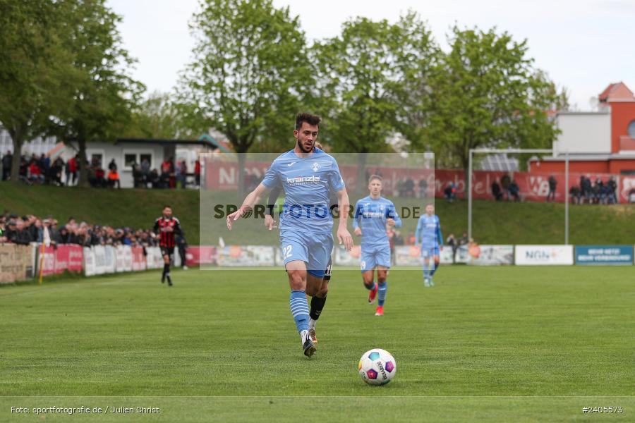 NGN Arena, Aubstadt, 20.04.2024, sport, action, BFV, Fussball, April 2024, 30. Spieltag, Regionalliga Bayern, FVI, AUB, FV Illertissen, TSV Aubstadt - Bild-ID: 2405573