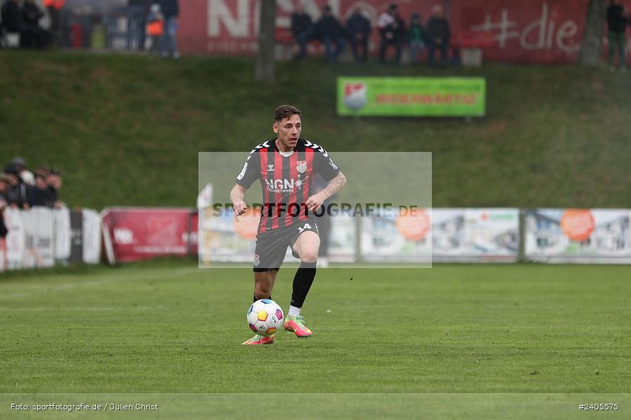 NGN Arena, Aubstadt, 20.04.2024, sport, action, BFV, Fussball, April 2024, 30. Spieltag, Regionalliga Bayern, FVI, AUB, FV Illertissen, TSV Aubstadt - Bild-ID: 2405575