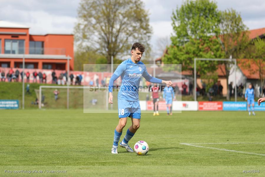 NGN Arena, Aubstadt, 20.04.2024, sport, action, BFV, Fussball, April 2024, 30. Spieltag, Regionalliga Bayern, FVI, AUB, FV Illertissen, TSV Aubstadt - Bild-ID: 2405578