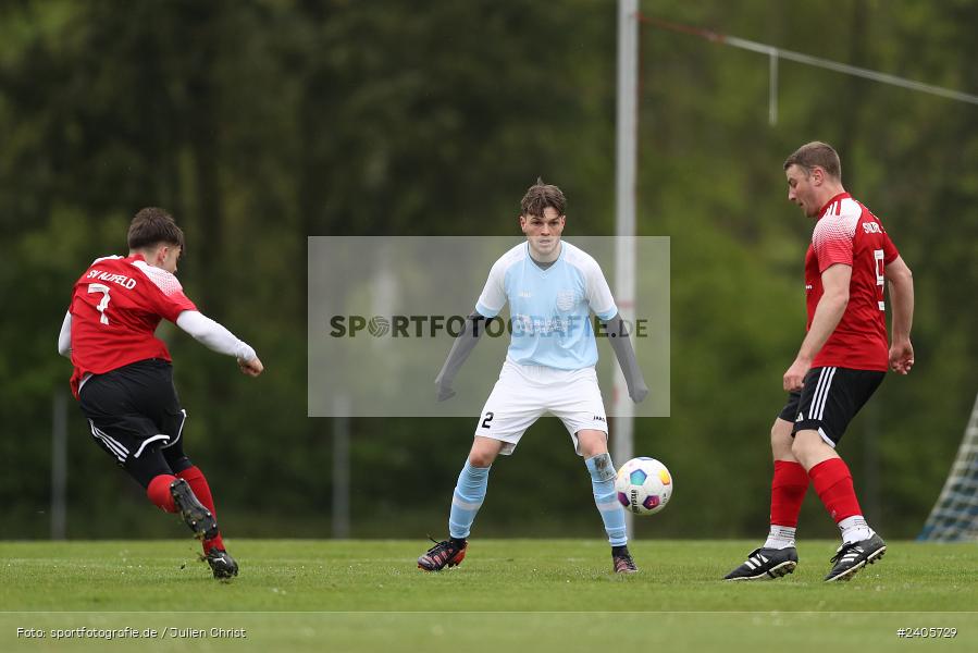 Sportgelände, Trennfeld, 21.04.2024, sport, action, BFV, Fussball, April 2024, 22. Spieltag, Kreisklasse Würzburg Gr. 4, SVA, SVT, SV Altfeld, SV Trennfeld - Bild-ID: 2405729