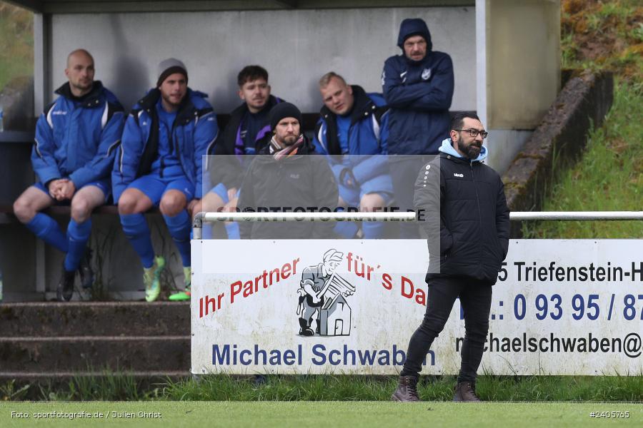 Sportgelände, Homburg, 21.04.2024, sport, action, BFV, Fussball, April 2024, 26. Spieltag, Kreisliga Würzburg Gr. 2, FSV, TSV, FSV Esselbach-Steinmark, TSV Homburg - Bild-ID: 2405765