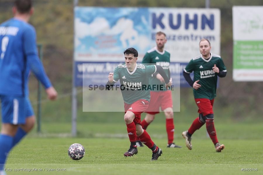 Sportgelände, Homburg, 21.04.2024, sport, action, BFV, Fussball, April 2024, 26. Spieltag, Kreisliga Würzburg Gr. 2, FSV, TSV, FSV Esselbach-Steinmark, TSV Homburg - Bild-ID: 2405768
