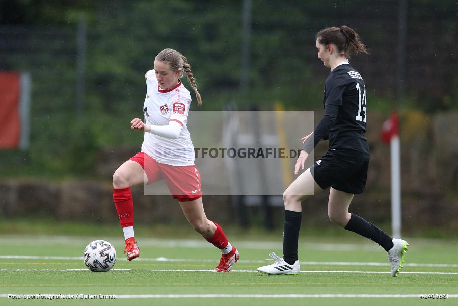 Sportpark Heuchelhof, Würzburg, 21.04.2024, sport, action, BFV, Fussball, April 2024, 16. Spieltag, Frauen Landesliga Nord, FCS, FWK, FC Schweinfurt 05, FC Würzburger Kickers II - Bild-ID: 2405881