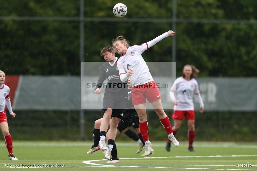 Sportpark Heuchelhof, Würzburg, 21.04.2024, sport, action, BFV, Fussball, April 2024, 16. Spieltag, Frauen Landesliga Nord, FCS, FWK, FC Schweinfurt 05, FC Würzburger Kickers II - Bild-ID: 2405885