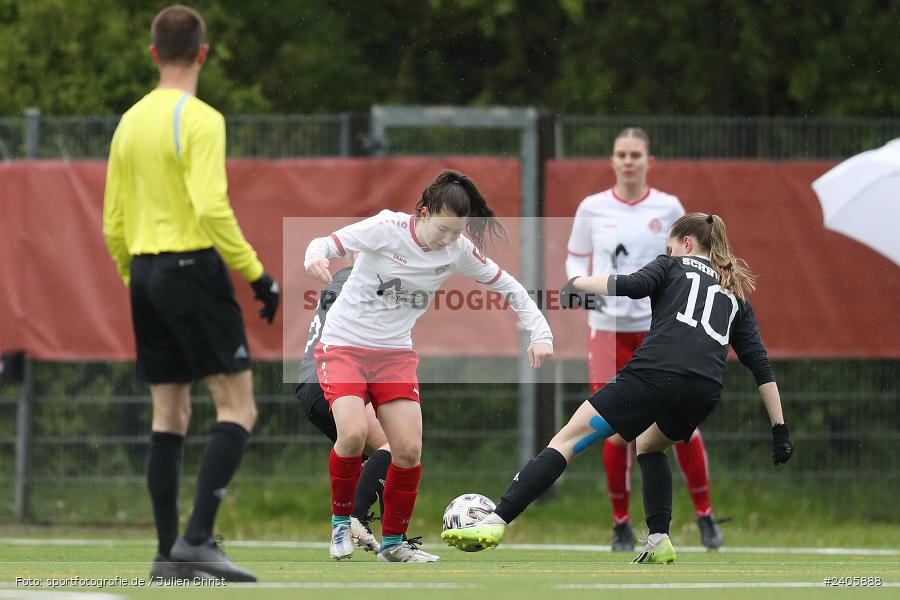 Sportpark Heuchelhof, Würzburg, 21.04.2024, sport, action, BFV, Fussball, April 2024, 16. Spieltag, Frauen Landesliga Nord, FCS, FWK, FC Schweinfurt 05, FC Würzburger Kickers II - Bild-ID: 2405888