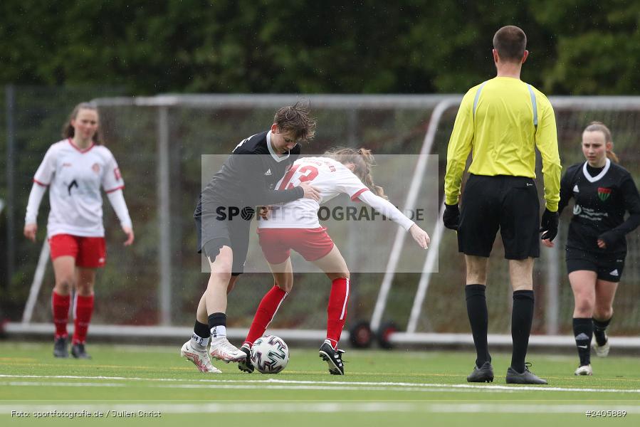 Sportpark Heuchelhof, Würzburg, 21.04.2024, sport, action, BFV, Fussball, April 2024, 16. Spieltag, Frauen Landesliga Nord, FCS, FWK, FC Schweinfurt 05, FC Würzburger Kickers II - Bild-ID: 2405889