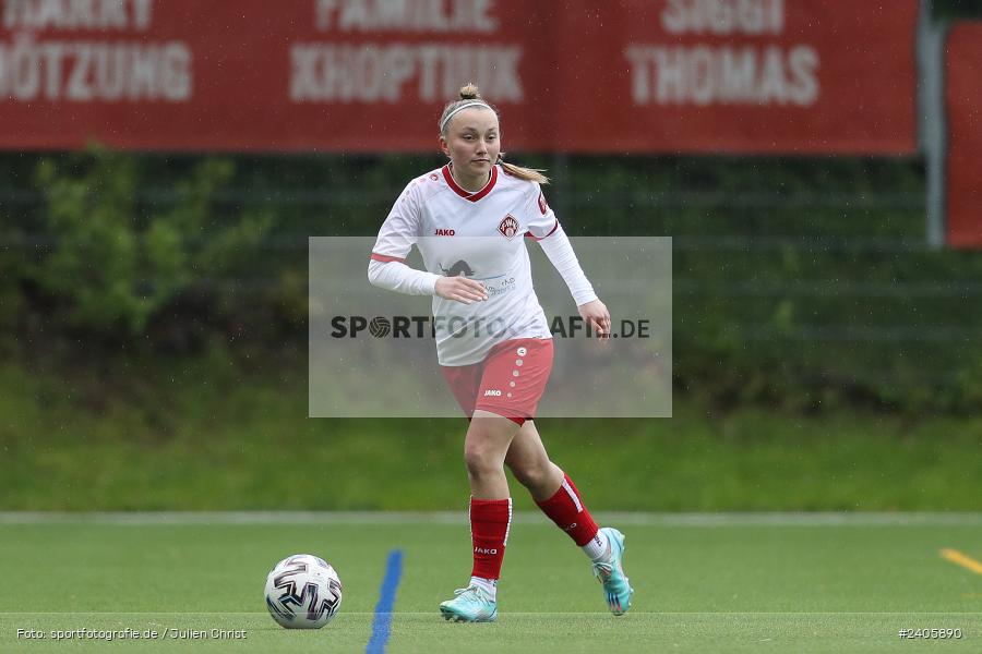 Sportpark Heuchelhof, Würzburg, 21.04.2024, sport, action, BFV, Fussball, April 2024, 16. Spieltag, Frauen Landesliga Nord, FCS, FWK, FC Schweinfurt 05, FC Würzburger Kickers II - Bild-ID: 2405890