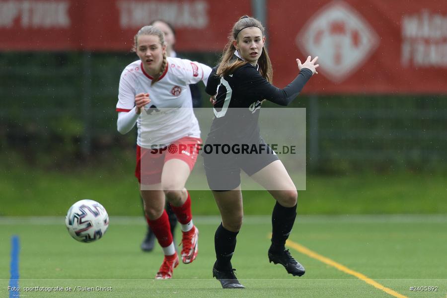 Sportpark Heuchelhof, Würzburg, 21.04.2024, sport, action, BFV, Fussball, April 2024, 16. Spieltag, Frauen Landesliga Nord, FCS, FWK, FC Schweinfurt 05, FC Würzburger Kickers II - Bild-ID: 2405892