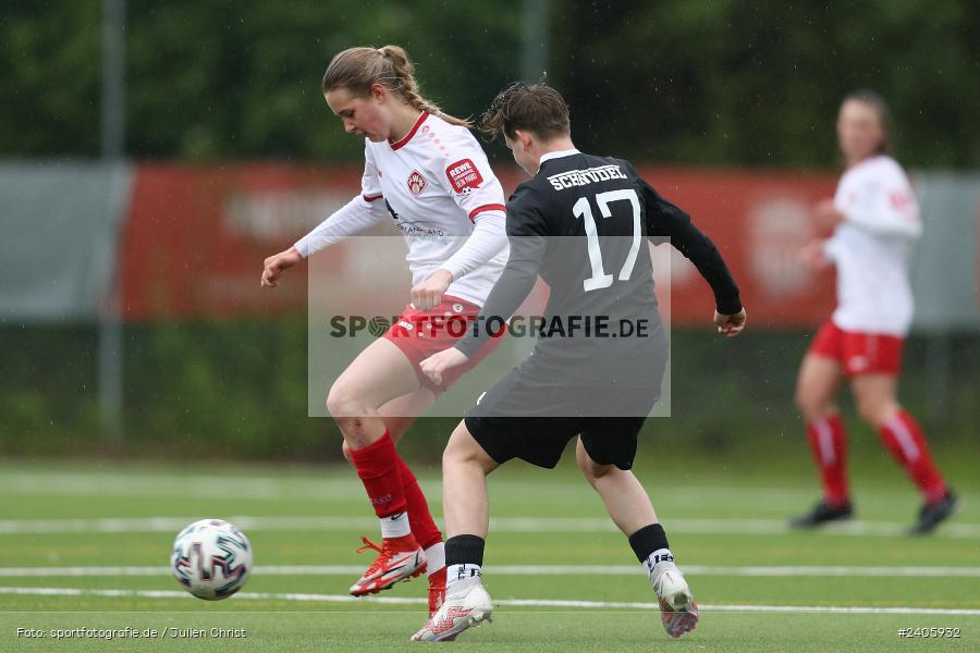 Sportpark Heuchelhof, Würzburg, 21.04.2024, sport, action, BFV, Fussball, April 2024, 16. Spieltag, Frauen Landesliga Nord, FCS, FWK, FC Schweinfurt 05, FC Würzburger Kickers II - Bild-ID: 2405932