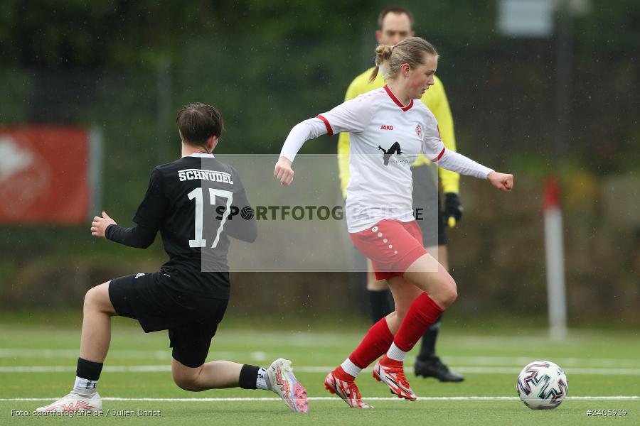 Sportpark Heuchelhof, Würzburg, 21.04.2024, sport, action, BFV, Fussball, April 2024, 16. Spieltag, Frauen Landesliga Nord, FCS, FWK, FC Schweinfurt 05, FC Würzburger Kickers II - Bild-ID: 2405939