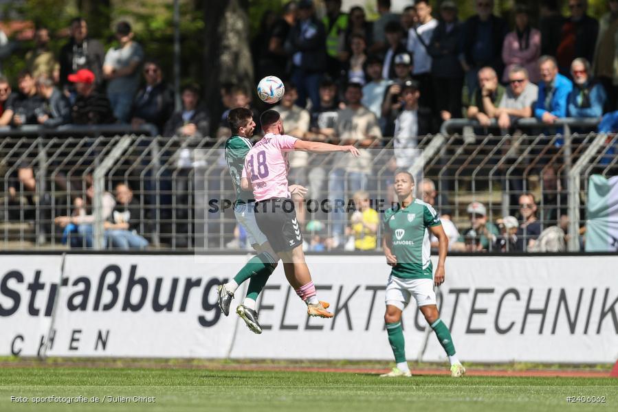 Willy-Sachs-Stadion, Schweinfurt, 27.04.2024, sport, action, BFV, Fussball, April 2024, 31. Spieltag, Regionalliga Bayern, AUB, FCS, TSV Aubstadt, 1. FC Schweinfurt 1905 - Bild-ID: 2406062