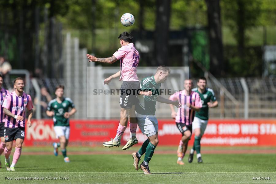 Willy-Sachs-Stadion, Schweinfurt, 27.04.2024, sport, action, BFV, Fussball, April 2024, 31. Spieltag, Regionalliga Bayern, AUB, FCS, TSV Aubstadt, 1. FC Schweinfurt 1905 - Bild-ID: 2406088