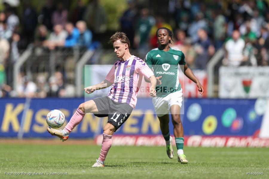 Willy-Sachs-Stadion, Schweinfurt, 27.04.2024, sport, action, BFV, Fussball, April 2024, 31. Spieltag, Regionalliga Bayern, AUB, FCS, TSV Aubstadt, 1. FC Schweinfurt 1905 - Bild-ID: 2406090