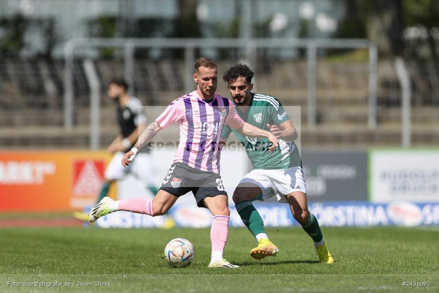 Willy-Sachs-Stadion, Schweinfurt, 27.04.2024, sport, action, BFV, Fussball, April 2024, 31. Spieltag, Regionalliga Bayern, AUB, FCS, TSV Aubstadt, 1. FC Schweinfurt 1905 - Bild-ID: 2406092