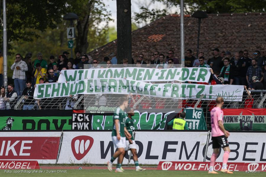 Willy-Sachs-Stadion, Schweinfurt, 27.04.2024, sport, action, BFV, Fussball, April 2024, 31. Spieltag, Regionalliga Bayern, AUB, FCS, TSV Aubstadt, 1. FC Schweinfurt 1905 - Bild-ID: 2406117 Willy-Sachs-Stadion, Schweinfurt, 27.04.2024, sport, action, BFV, Fussball, April 2024, 31. Spieltag, Regionalliga Bayern, AUB, FCS, TSV Aubstadt, 1. FC Schweinfurt 1905 - Bild-ID: 2406117