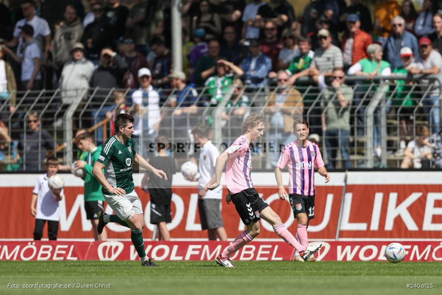 Willy-Sachs-Stadion, Schweinfurt, 27.04.2024, sport, action, BFV, Fussball, April 2024, 31. Spieltag, Regionalliga Bayern, AUB, FCS, TSV Aubstadt, 1. FC Schweinfurt 1905 - Bild-ID: 2406123
