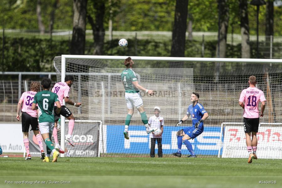 Willy-Sachs-Stadion, Schweinfurt, 27.04.2024, sport, action, BFV, Fussball, April 2024, 31. Spieltag, Regionalliga Bayern, AUB, FCS, TSV Aubstadt, 1. FC Schweinfurt 1905 - Bild-ID: 2406128