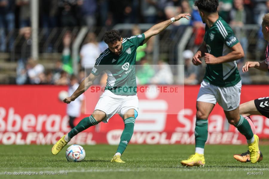 Willy-Sachs-Stadion, Schweinfurt, 27.04.2024, sport, action, BFV, Fussball, April 2024, 31. Spieltag, Regionalliga Bayern, AUB, FCS, TSV Aubstadt, 1. FC Schweinfurt 1905 - Bild-ID: 2406133