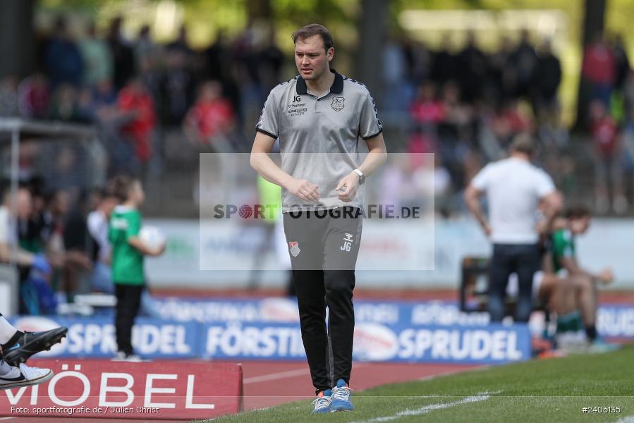 Willy-Sachs-Stadion, Schweinfurt, 27.04.2024, sport, action, BFV, Fussball, April 2024, 31. Spieltag, Regionalliga Bayern, AUB, FCS, TSV Aubstadt, 1. FC Schweinfurt 1905 - Bild-ID: 2406135