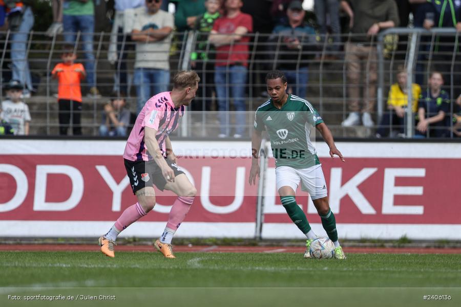 Willy-Sachs-Stadion, Schweinfurt, 27.04.2024, sport, action, BFV, Fussball, April 2024, 31. Spieltag, Regionalliga Bayern, AUB, FCS, TSV Aubstadt, 1. FC Schweinfurt 1905 - Bild-ID: 2406136