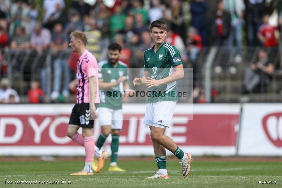 Willy-Sachs-Stadion, Schweinfurt, 27.04.2024, sport, action, BFV, Fussball, April 2024, 31. Spieltag, Regionalliga Bayern, AUB, FCS, TSV Aubstadt, 1. FC Schweinfurt 1905 - Bild-ID: 2406138
