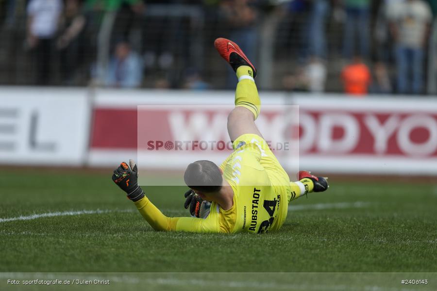 Willy-Sachs-Stadion, Schweinfurt, 27.04.2024, sport, action, BFV, Fussball, April 2024, 31. Spieltag, Regionalliga Bayern, AUB, FCS, TSV Aubstadt, 1. FC Schweinfurt 1905 - Bild-ID: 2406143