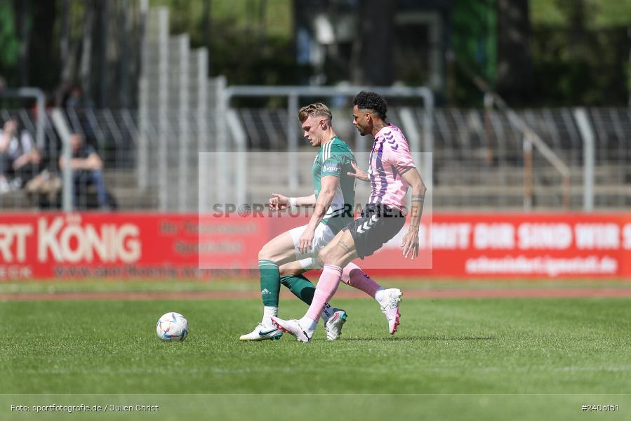 Willy-Sachs-Stadion, Schweinfurt, 27.04.2024, sport, action, BFV, Fussball, April 2024, 31. Spieltag, Regionalliga Bayern, AUB, FCS, TSV Aubstadt, 1. FC Schweinfurt 1905 - Bild-ID: 2406151