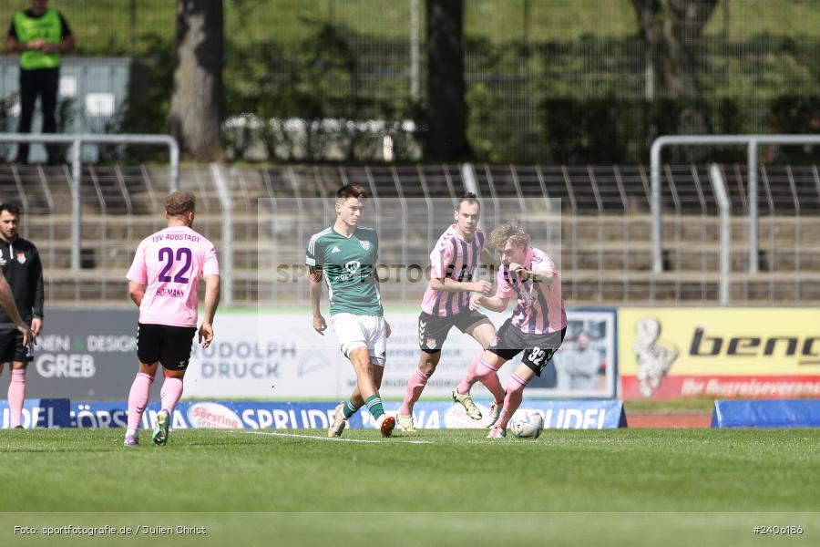 Willy-Sachs-Stadion, Schweinfurt, 27.04.2024, sport, action, BFV, Fussball, April 2024, 31. Spieltag, Regionalliga Bayern, AUB, FCS, TSV Aubstadt, 1. FC Schweinfurt 1905 - Bild-ID: 2406186