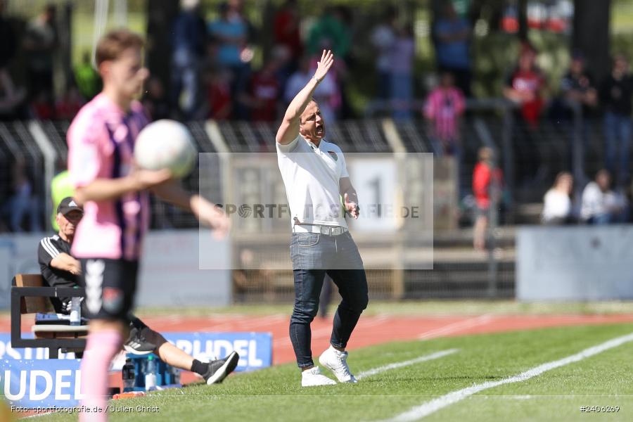 Willy-Sachs-Stadion, Schweinfurt, 27.04.2024, sport, action, BFV, Fussball, April 2024, 31. Spieltag, Regionalliga Bayern, AUB, FCS, TSV Aubstadt, 1. FC Schweinfurt 1905 - Bild-ID: 2406269