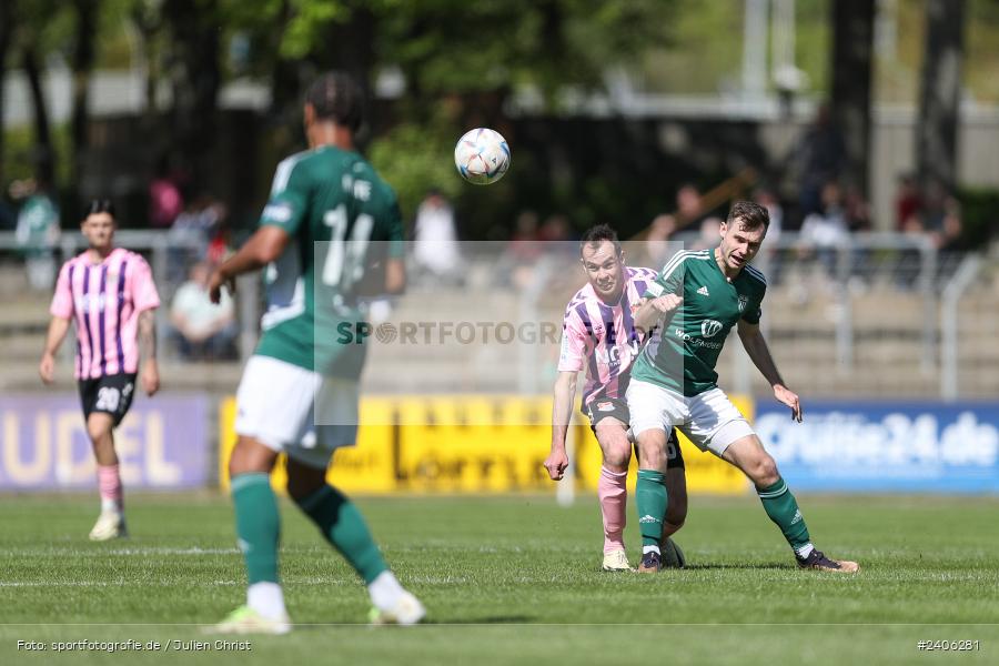 Willy-Sachs-Stadion, Schweinfurt, 27.04.2024, sport, action, BFV, Fussball, April 2024, 31. Spieltag, Regionalliga Bayern, AUB, FCS, TSV Aubstadt, 1. FC Schweinfurt 1905 - Bild-ID: 2406281