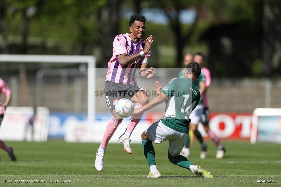 Willy-Sachs-Stadion, Schweinfurt, 27.04.2024, sport, action, BFV, Fussball, April 2024, 31. Spieltag, Regionalliga Bayern, AUB, FCS, TSV Aubstadt, 1. FC Schweinfurt 1905 - Bild-ID: 2406282