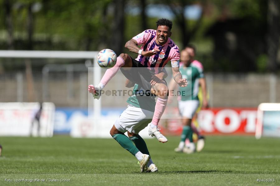 Willy-Sachs-Stadion, Schweinfurt, 27.04.2024, sport, action, BFV, Fussball, April 2024, 31. Spieltag, Regionalliga Bayern, AUB, FCS, TSV Aubstadt, 1. FC Schweinfurt 1905 - Bild-ID: 2406283