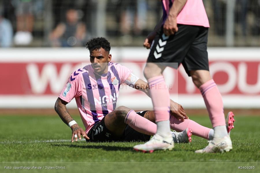 Willy-Sachs-Stadion, Schweinfurt, 27.04.2024, sport, action, BFV, Fussball, April 2024, 31. Spieltag, Regionalliga Bayern, AUB, FCS, TSV Aubstadt, 1. FC Schweinfurt 1905 - Bild-ID: 2406285