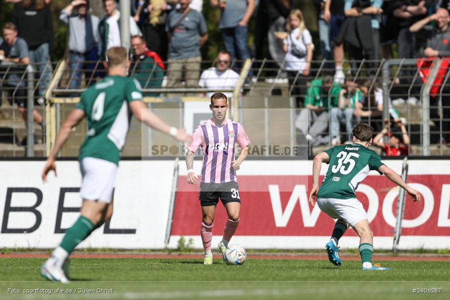 Willy-Sachs-Stadion, Schweinfurt, 27.04.2024, sport, action, BFV, Fussball, April 2024, 31. Spieltag, Regionalliga Bayern, AUB, FCS, TSV Aubstadt, 1. FC Schweinfurt 1905 - Bild-ID: 2406287