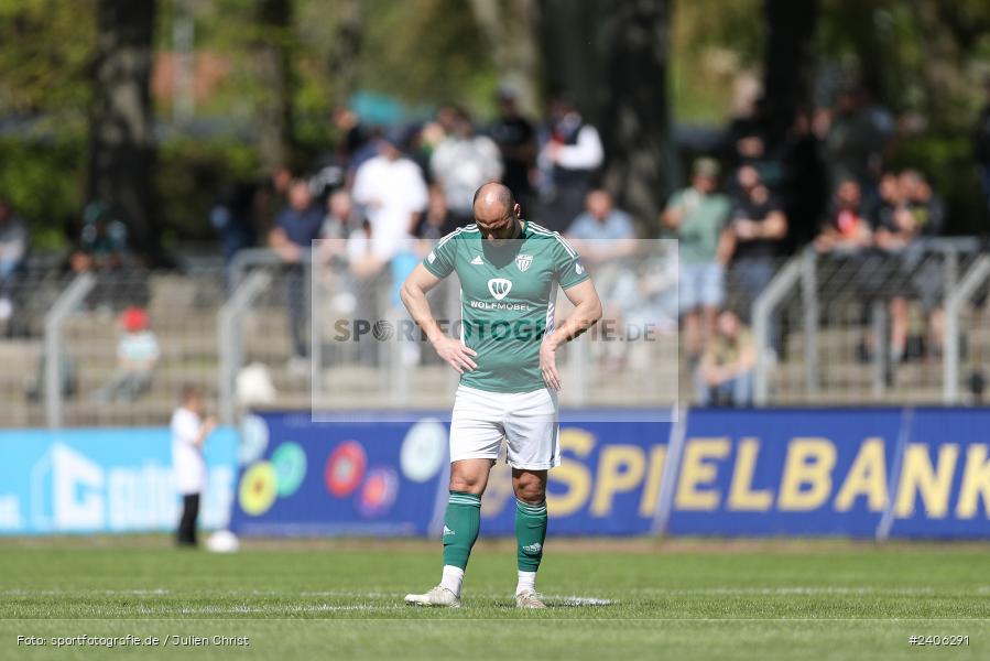Willy-Sachs-Stadion, Schweinfurt, 27.04.2024, sport, action, BFV, Fussball, April 2024, 31. Spieltag, Regionalliga Bayern, AUB, FCS, TSV Aubstadt, 1. FC Schweinfurt 1905 - Bild-ID: 2406291
