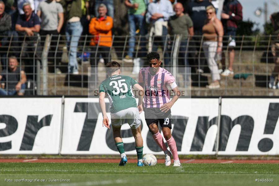 Willy-Sachs-Stadion, Schweinfurt, 27.04.2024, sport, action, BFV, Fussball, April 2024, 31. Spieltag, Regionalliga Bayern, AUB, FCS, TSV Aubstadt, 1. FC Schweinfurt 1905 - Bild-ID: 2406300
