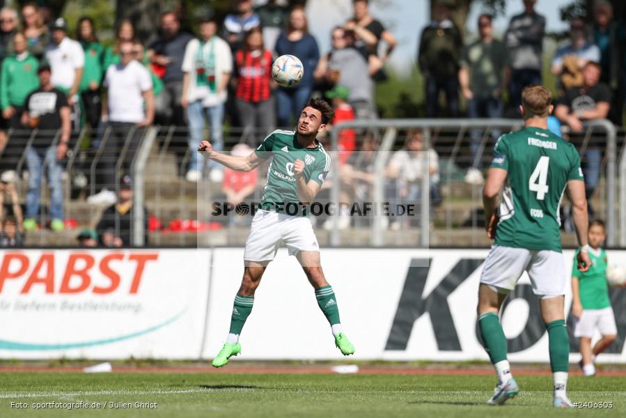 Willy-Sachs-Stadion, Schweinfurt, 27.04.2024, sport, action, BFV, Fussball, April 2024, 31. Spieltag, Regionalliga Bayern, AUB, FCS, TSV Aubstadt, 1. FC Schweinfurt 1905 - Bild-ID: 2406303