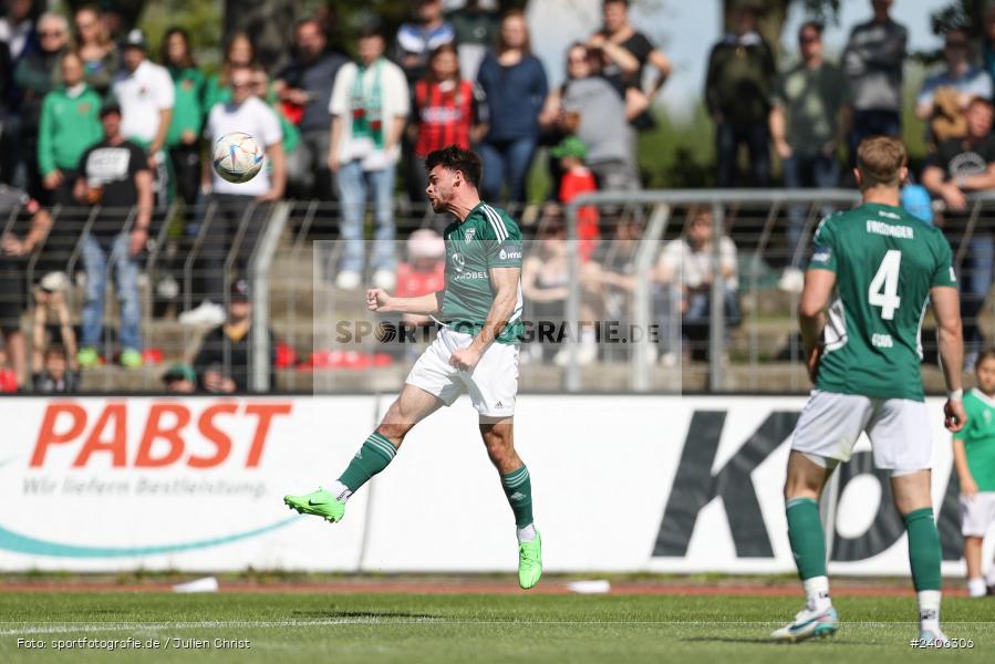 Willy-Sachs-Stadion, Schweinfurt, 27.04.2024, sport, action, BFV, Fussball, April 2024, 31. Spieltag, Regionalliga Bayern, AUB, FCS, TSV Aubstadt, 1. FC Schweinfurt 1905 - Bild-ID: 2406306