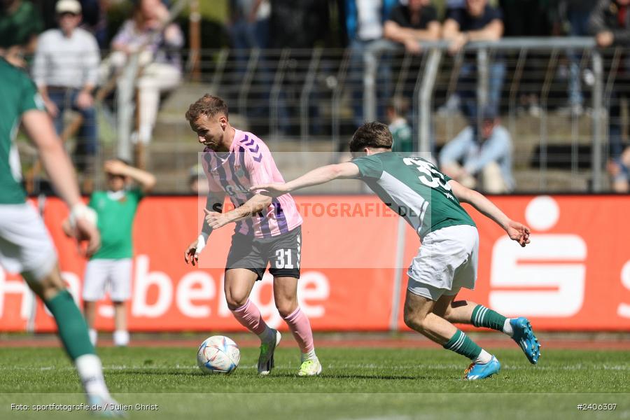 Willy-Sachs-Stadion, Schweinfurt, 27.04.2024, sport, action, BFV, Fussball, April 2024, 31. Spieltag, Regionalliga Bayern, AUB, FCS, TSV Aubstadt, 1. FC Schweinfurt 1905 - Bild-ID: 2406307